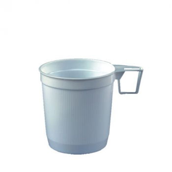 Einweg-Kaffeetassen, PS 0,25 l Ø 8 cm · 8,5 cm weiss