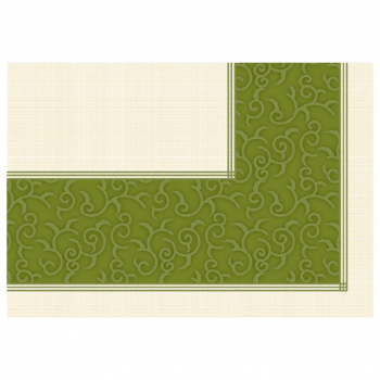 Vlies Mitteldecken, olivgrün "soft selection plus" 80 x 80 cm "Casali"