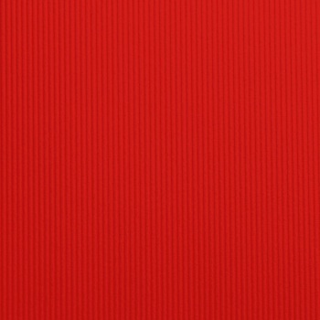 2er Papiertragetasche „Linea“ Rot mit Streifenprägung