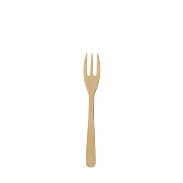 Fingerfood - Gabeln aus Bambus "pure" 9,5 cm