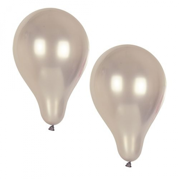 Luftballons, silber Ø 25 cm