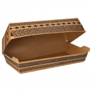 Baguetteboxen "Maori", 5,3 x 13,1 x 24,8 cm, braun