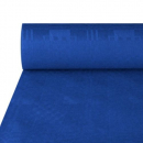 Papiertischdecke, dunkelblau mit Damastprägung 50 x 1 m
