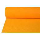 Papiertischdecke orange mit Damastprägung 50 x 1 m