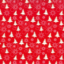 Geschenkpapier „Winter “ Rot-Weiß